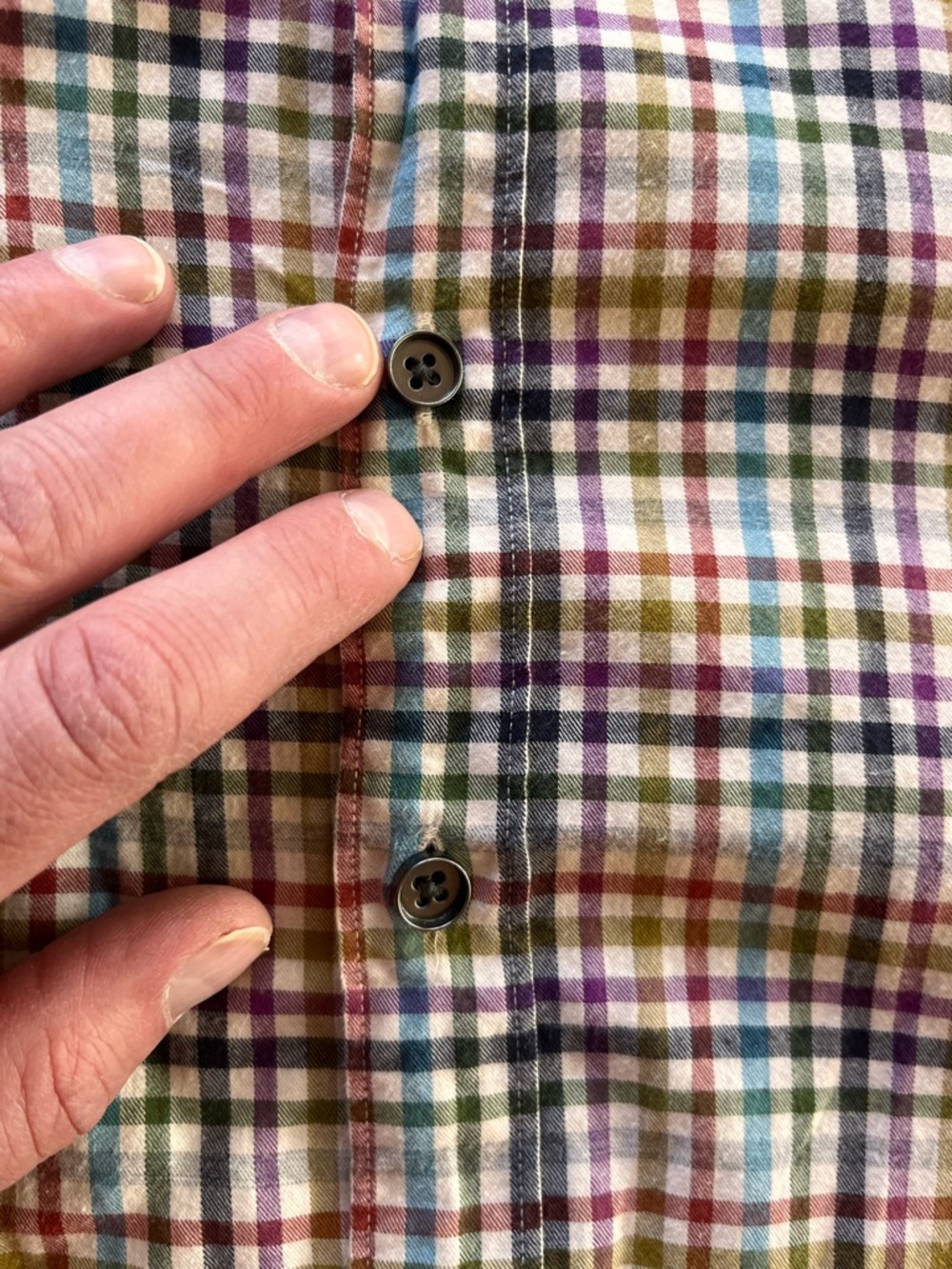 🦆 Vintage Rodd & Gunn Checker Button Down - Picture 6 of 8